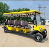 Buy cheap Yellow 8-Seater Electric Golf Cart With Customizable Color And LOGO Perfect For Luggage Delivery At Weddings Or Airports from wholesalers