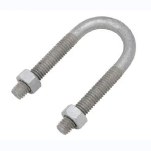 Buy cheap 35KN Electric Power Fittings HDG U Bolt 80MM - 140MM from wholesalers