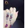 Buy cheap Piaget full diamonds red tourmaline rose necklace of 18kt gold with yellow gold or white gold from wholesalers