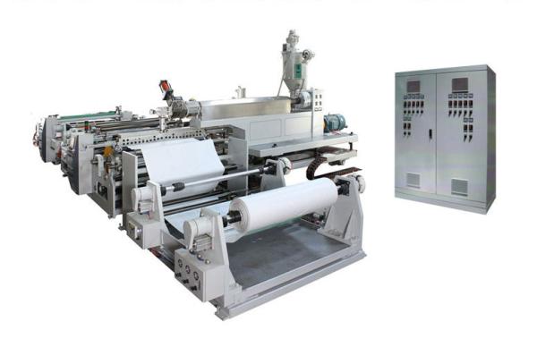Intelligent Single Extruder Coating Laminating Line For Woven Cloth Container