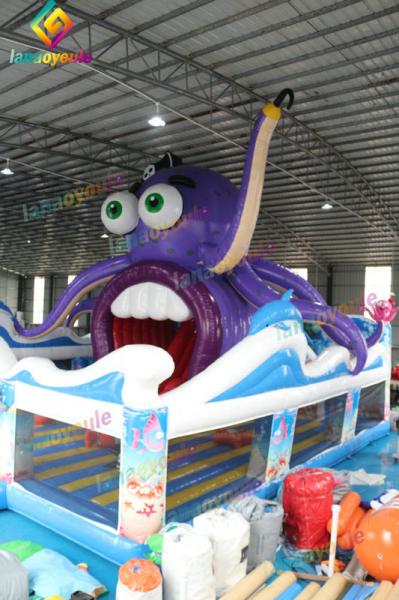 Buy cheap Octopus Cartoon Bouncer Inflatable Play Park For Outdoor Event / Promotion from wholesalers
