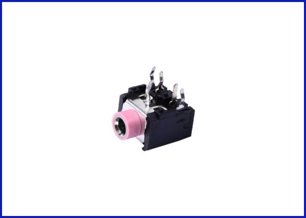 Buy cheap 3.50 mm phone jack connector pink color from wholesalers