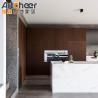 Buy cheap Ready To Assemble Kitchen Cabinets With Island And Toe Kick Plywood Carcase Material from wholesalers