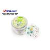 Buy cheap Bottle packing two layers colors sour fruity flavors smile candy from wholesalers