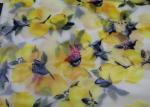 Waterproof Garment TPU Leather White Frosted Printed Lemon Eco - Friendly