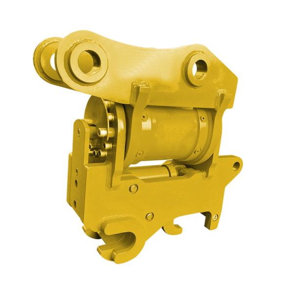 Buy cheap Yellow 5 Lpm Hydraulic Tilt Hitch For 5 Tonne Excavator 42CrMo from wholesalers