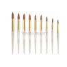 Buy cheap Elegant Pearl Nail Art Brush With Beautiful Carved Gold Ferrule For Different Type Nail Painting from wholesalers