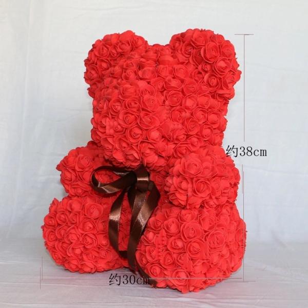 Buy cheap Lovely Gift 30 Colors Artificial Rose Foam Rose Bear On Sale For Christmas from wholesalers
