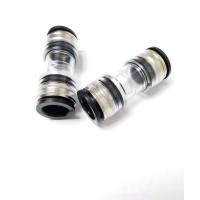 Buy cheap HDPE 14mm To 14mm Straight Air - Blowing Microduct Connectors Black Color product