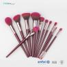 Buy cheap SGS Complete 11pcs Cosmetic Makeup Brush Set With Wooden Handle from wholesalers