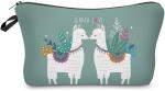 Shockproof Cute Makeup Bag for Purse Canvas Waterproof Funny Cosmetic Bags for