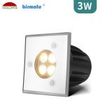 Tempered Glass Lawn Plaza Underground LED Lights SMD3030 SS316L