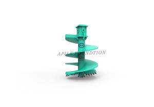 China APFDS-R Double Cut Conical Rock Auger with Pilot Bit on sale