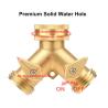 Buy cheap 3/4 In Brass Water Hose Y Valve , JIS 2 Way Hose Splitter from wholesalers
