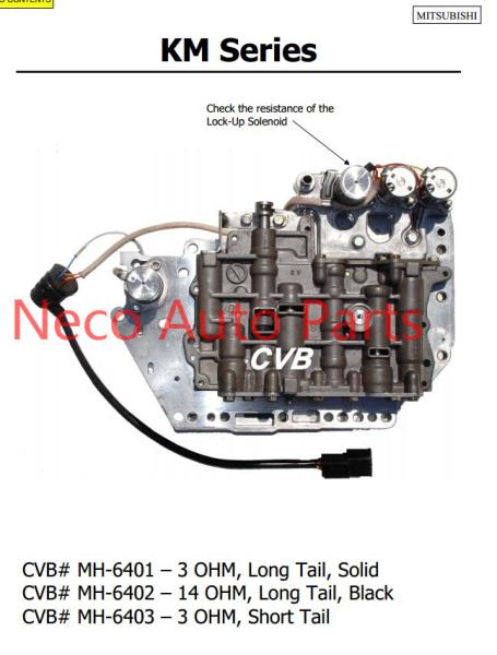 Buy cheap Auto transmission KM SERIES sdenoid valve body good quality used original parts from wholesalers