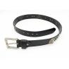 Buy cheap Durable Mens Leather Studded Belt 3.2cm Width Black Color 319g Weight from wholesalers