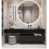 Buy cheap green plywood Melamine washing machine cupboard Floating Vanity Cabinet ISO9001 from wholesalers