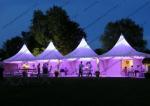 Party / Wedding Pagoda Gazebo Canopy Tent With Beautiful Lighting Shows For