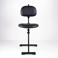 Buy cheap PU Leather Sit Stand Stool Collapsible Herringbone Base , Lab Chair Stool product