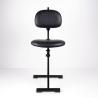 Buy cheap PU Leather Sit Stand Stool Collapsible Herringbone Base , Lab Chair Stool from wholesalers