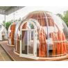 Buy cheap Resort Tent Transparent Double Dome House Outdoor Glamping Polycarbonate Dome tent from wholesalers