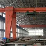 16 Ton Box Type Single Girder Gantry Crane Construction Usage Long Working Life