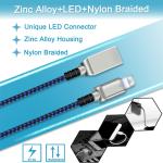 High Speed Fast Charging USB Cord Fashionable Nylon Braided iPhone​ 5 6