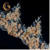 Buy cheap Fashion Bridal 3D Flower Lace Trim 135cm Width Handmade Colorful Embroidered from wholesalers