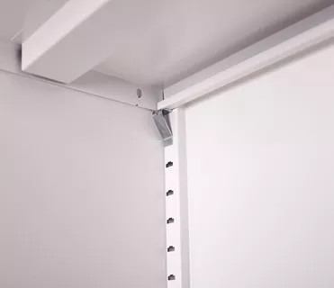 Modern Style Two Door Cabinet Tambour Door Steel Filing Cupboard Cabinet
