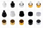 100ml Black Screw Cap Essential Oil Glass Bottle Smooth / Frosted / Spray