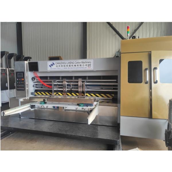 Automatic Chain Feeding Carton Board Box Flexo Printing Slotting Die Cutting