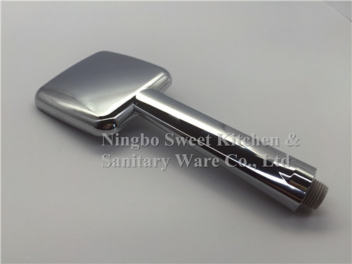 High quality Double face ABS completely Chrome plating single function shower hand square rain shower kit