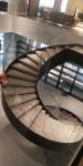 OEM Curved Tempered Glass Toughened Grind Edge For Stair Railing
