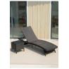 Buy cheap Modern Outdoor Garden Pool Lazy Patio Leisure Chair PE Rattan Twisted Vine Lounge Bed For Sleeping from wholesalers