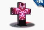 Buy cheap Asynchronous Control Cross Programmable LED Sign , 2 Side 3D LED Video Display Panels from wholesalers