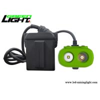 Buy cheap 15000lux Brightness LED Miners Cap Lamp TPV Material 10.4Ah Panasonic Battery product