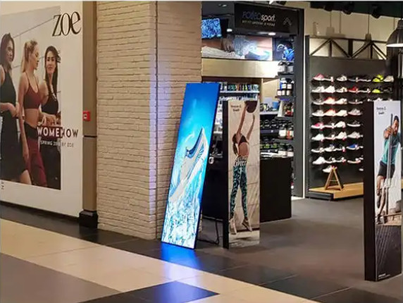 Digital LED Poster Display Commercial LED Display Screen Standing Wall Mount Hanging Advertising