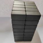 NdFeB rare earth magnet high performance shape square black epoxy coating strong