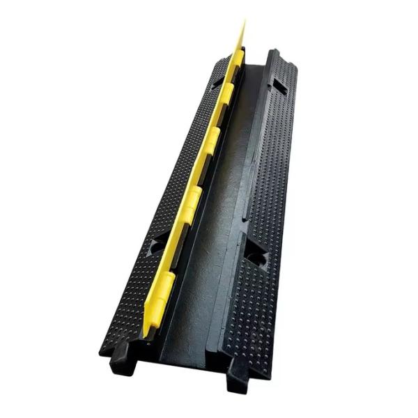 Heavy Duty Rubber Cable Protector Channel Defender For Road Traffic Safety For Speed Bumps