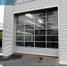 Buy cheap Thermal Insulated Aluminum Frame Organic Glass Sectional Doors from wholesalers
