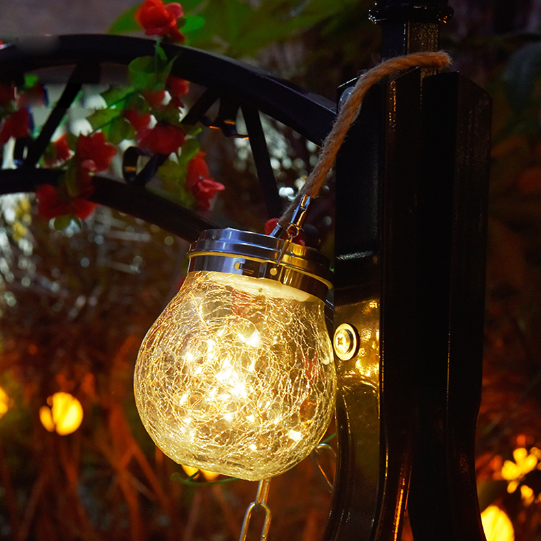 30 LEDs Fairy Light Solar For Mason Jar Lid Insert Color Changing Garden Decor Christmas Lights Outdoor Wedding Decor
