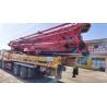 Buy cheap 61.1m Vertical Reach Semi-Dry Shotcrete Concrete Pump Truck Installed in Mercedes Truck from wholesalers