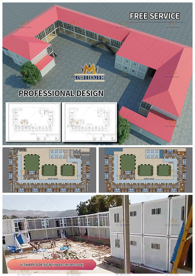 Eco Friendly Portable Modular Man Camp Building