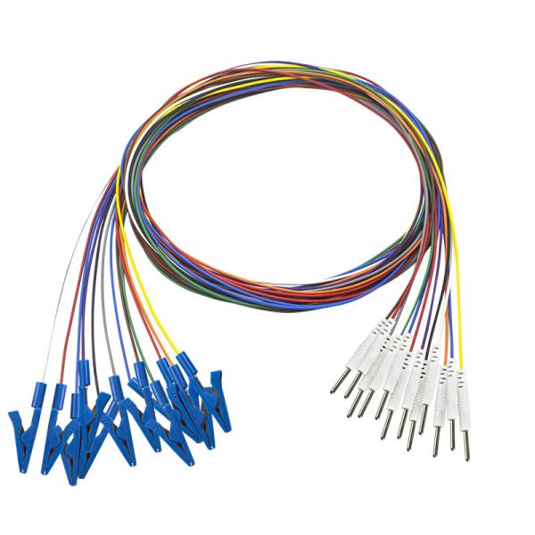 Buy cheap Din 2.0 plug Grabber EEG Cap Alligator Crocodile Clip Electrodes Plated gold EEG EMG Leadwires Electrode from wholesalers