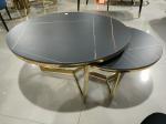 Solid Frame 80cm 45cm Gold Plated Coffee Table