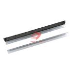 Black Nylon Bristles Metal Back Strip Brush Industrial