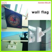 Buy cheap double sides printing wall flag with pole product