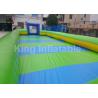 Buy cheap Commercial Grade Inflatable Sports Games For Children / 12 * 6m Inflatable Soccer Field from wholesalers