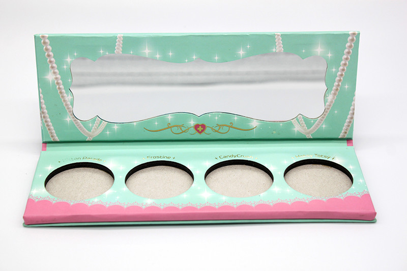 Cosmetic Highlight Contour Palette 4 Pans 36mm Makeup Magnetic Palette
