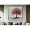 Buy cheap Abstract Colorful Modern Art Oil Painting Hand Painted Tree Painting For Living Room 32" X 32" from wholesalers